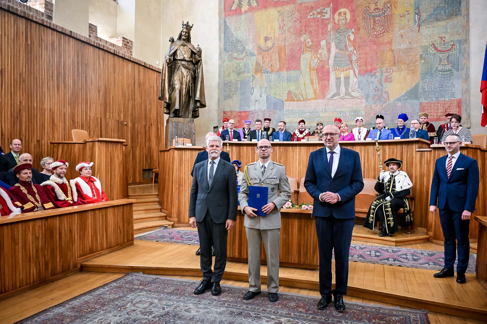 Přečtete si více ze článku Docenti Aleš Tichý a Ivo Rudolf převzali jmenovací dekret profesora